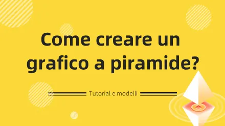 Come disegnare un grafico a piramide? Tutorial e modelli