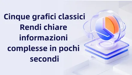 Impara cinque grafici classici per rendere chiare informazioni complesse in pochi secondi