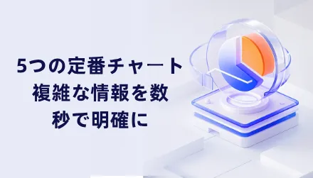 複雑な情報を数秒で明確にする5つの定番チャートを学びましょう