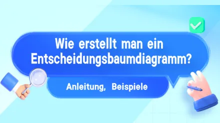 Wie erstellt man ein Entscheidungsbaumdiagramm? Anleitungen, Vorlagen, Beispiele.