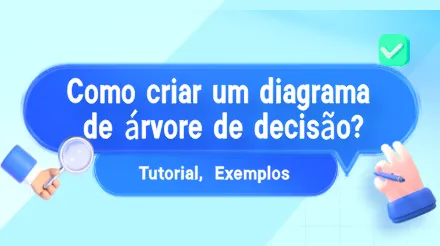 Como criar um diagrama de árvore de decisão? Tutoriais, modelos, exemplos.