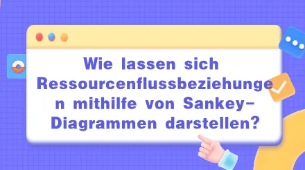 Wie lassen sich Ressourcenflussbeziehungen mithilfe von Sankey-Diagrammen übersichtlich darstellen? Vorlagen und Beispiele sind enthalten.