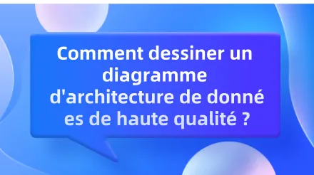 Comment dessiner un diagramme d'architecture de données de haute qualité ?