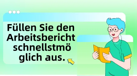 Schluss mit Überstunden und Berichtswesen: Wir helfen Ihnen, wöchentliche und monatliche Arbeitsberichte schnell zu erstellen.