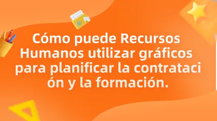 Cómo el departamento de recursos humanos puede utilizar diagramas para planificar las actividades de reclutamiento y capacitación.