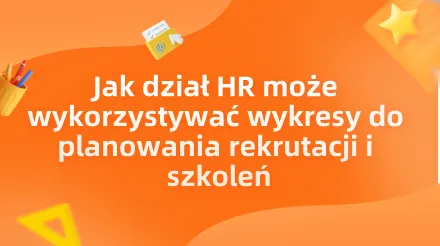 W jaki sposób dział HR może wykorzystywać wykresy do planowania działań rekrutacyjnych i szkoleniowych