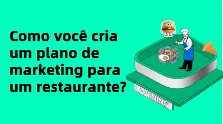 Como criar um plano de marketing para restaurantes? 5 gráficos para ajudar você a abordar o marketing de forma sistemática.