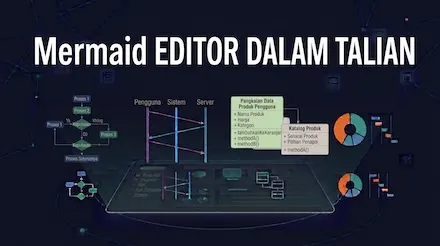 Editor dalam talian Mermaid - Jana gambar rajah aliran, gambar rajah jujukan dan gambar rajah kelas dengan satu klik melalui sintaks Mermaid, serta 21 jenis grafik lain