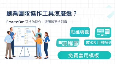 創業團隊協作工具怎麼選？ProcessOn 幫小團隊降低溝通內耗