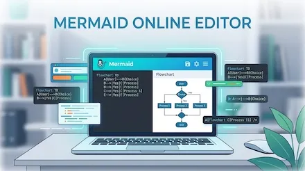 Online editor ng Mermaid - Gumawa ng flowchart, sequence diagram at class diagram gamit ang syntax ng Mermaid sa isang click at 21 pang uri ng diagram