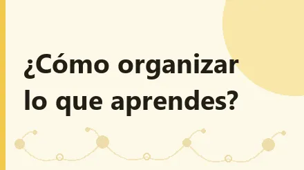 Cómo resumir conocimientos educativos: de «estudio mucho pero no recuerdo nada» a explicar todo el capítulo con un solo diagrama