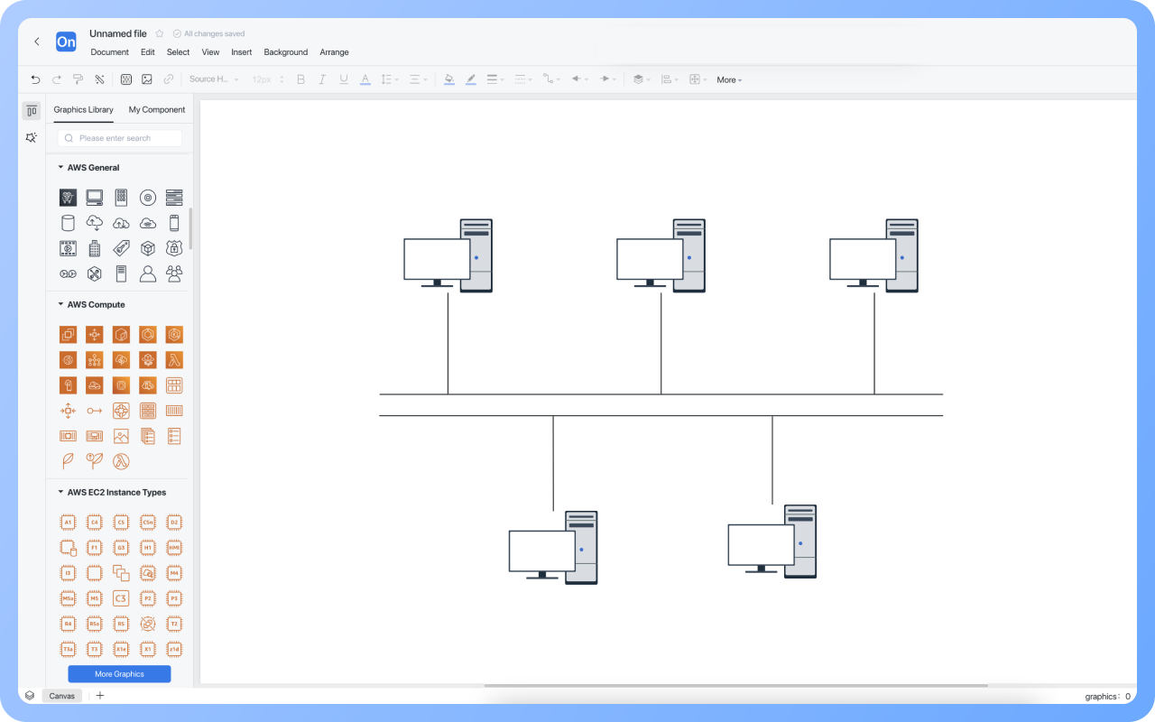 Bus Topology DiagramHow to Draw?