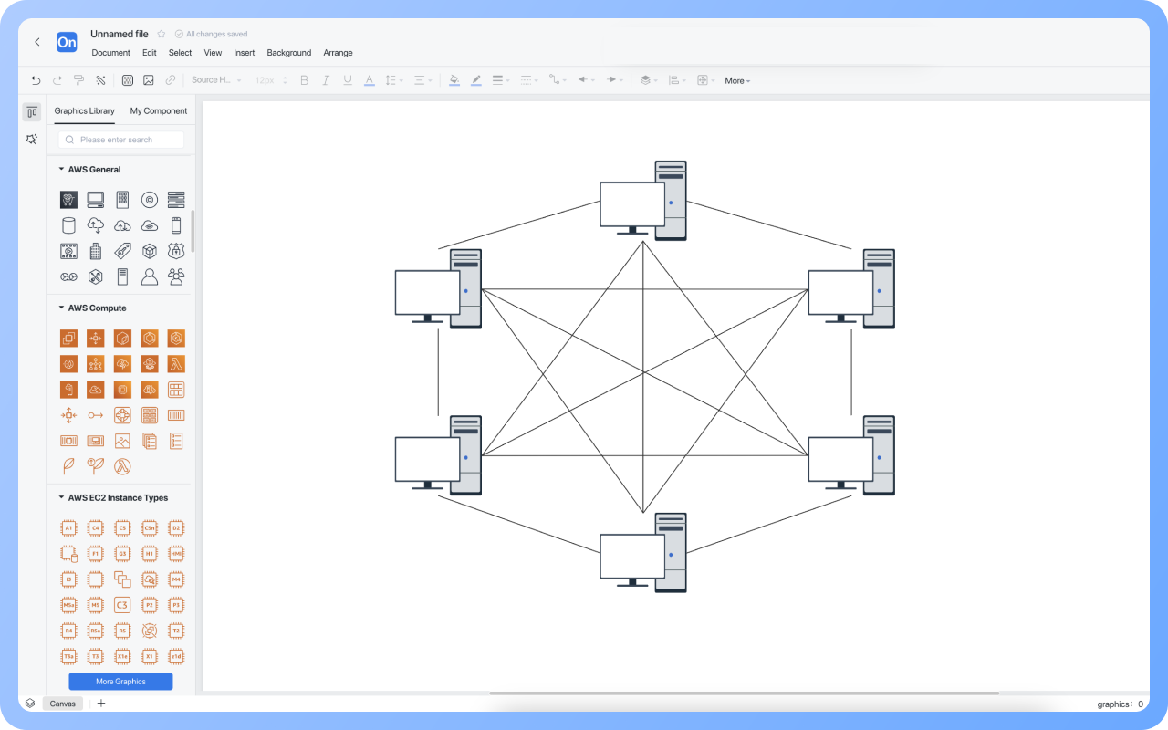 Mesh Topology DiagramHow to Draw?